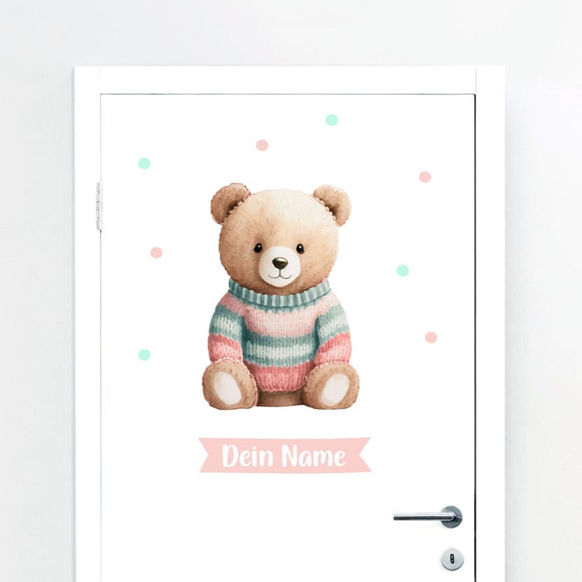 Türaufkleber Teddybär #38
