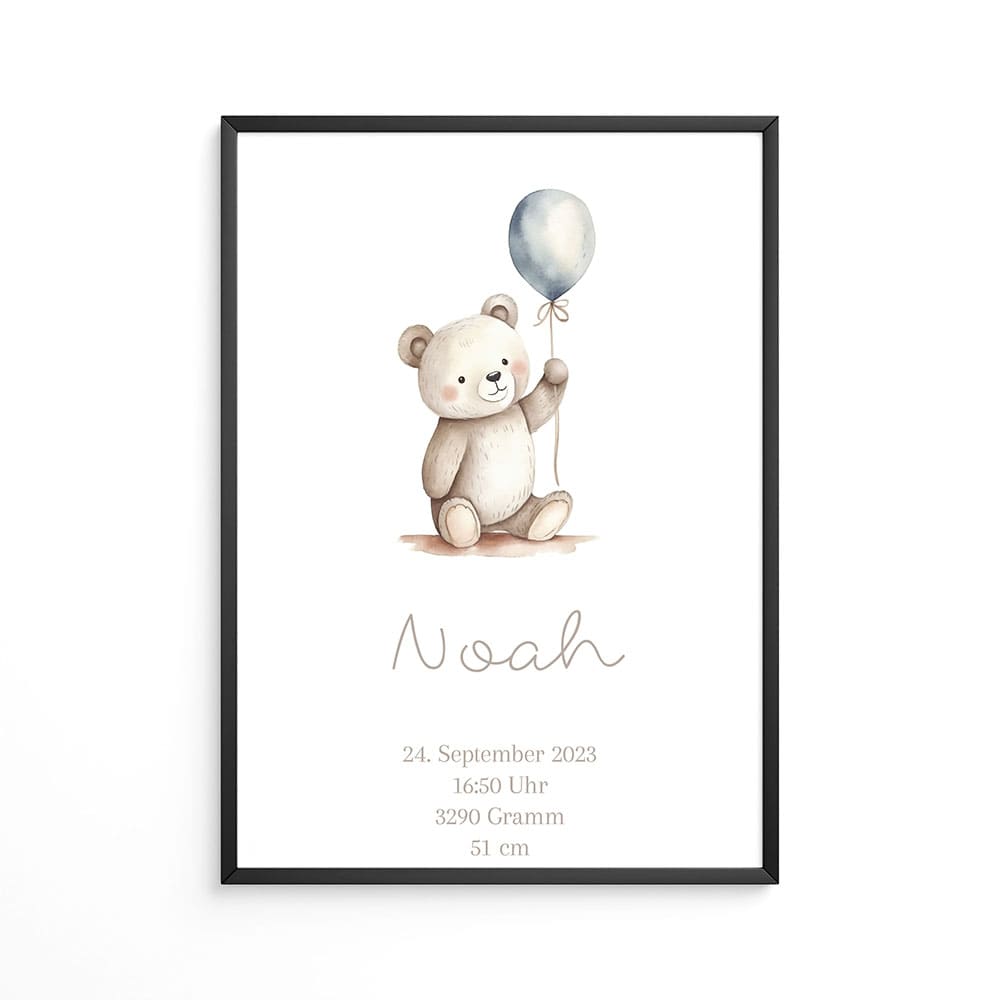Bilder Teddybaer mit Namen 55P3