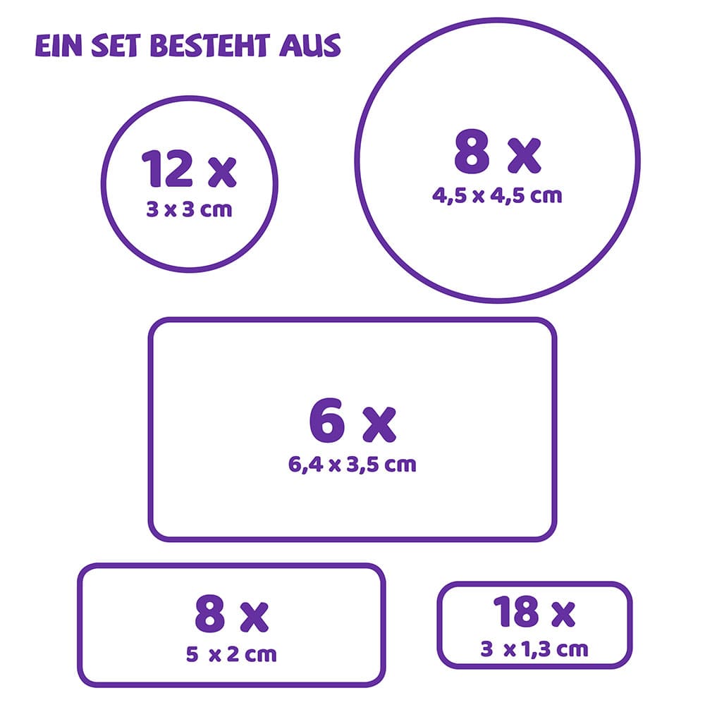 Aufkleberset Löwe