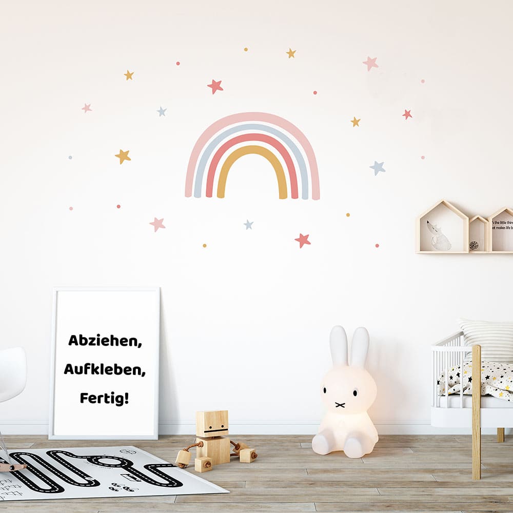 Regenbogen Wandtattoo #29