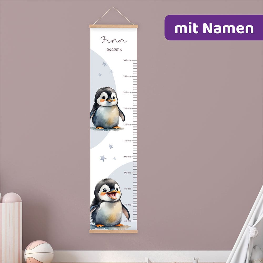 personalisierte Messlatten mit Namen