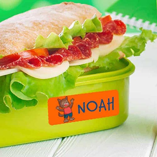 Grosse Namensaufkleber