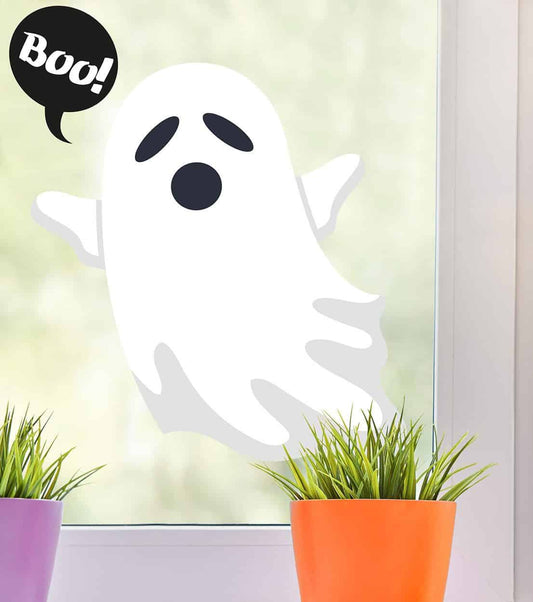 Fensterbild Halloween Geist