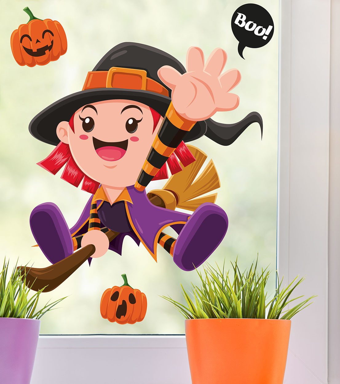 Fensterbild Halloween