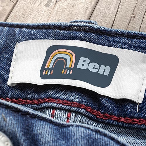 Vorlage Textiletikett Einhorn