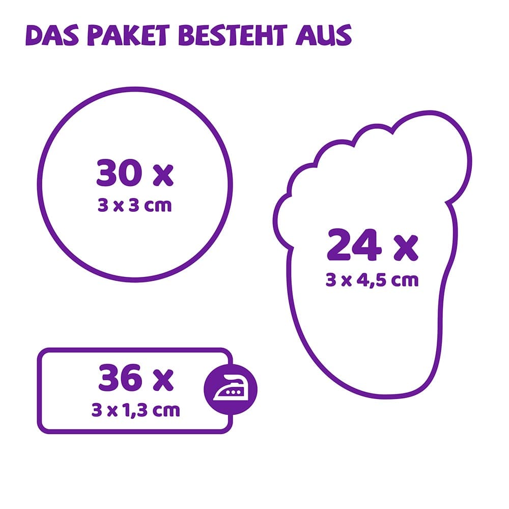 Kindergarten Paket 84 Namensaufkleber im Set