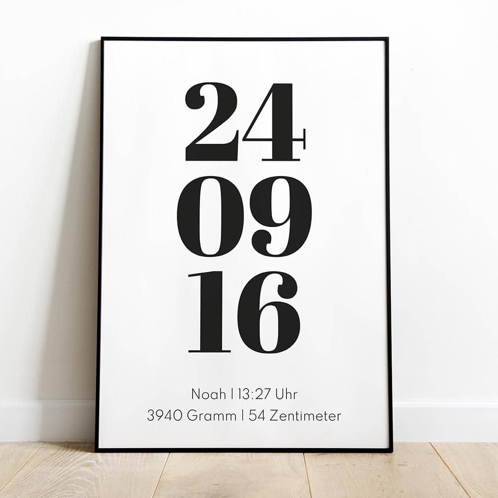 Plakat Datum Familie