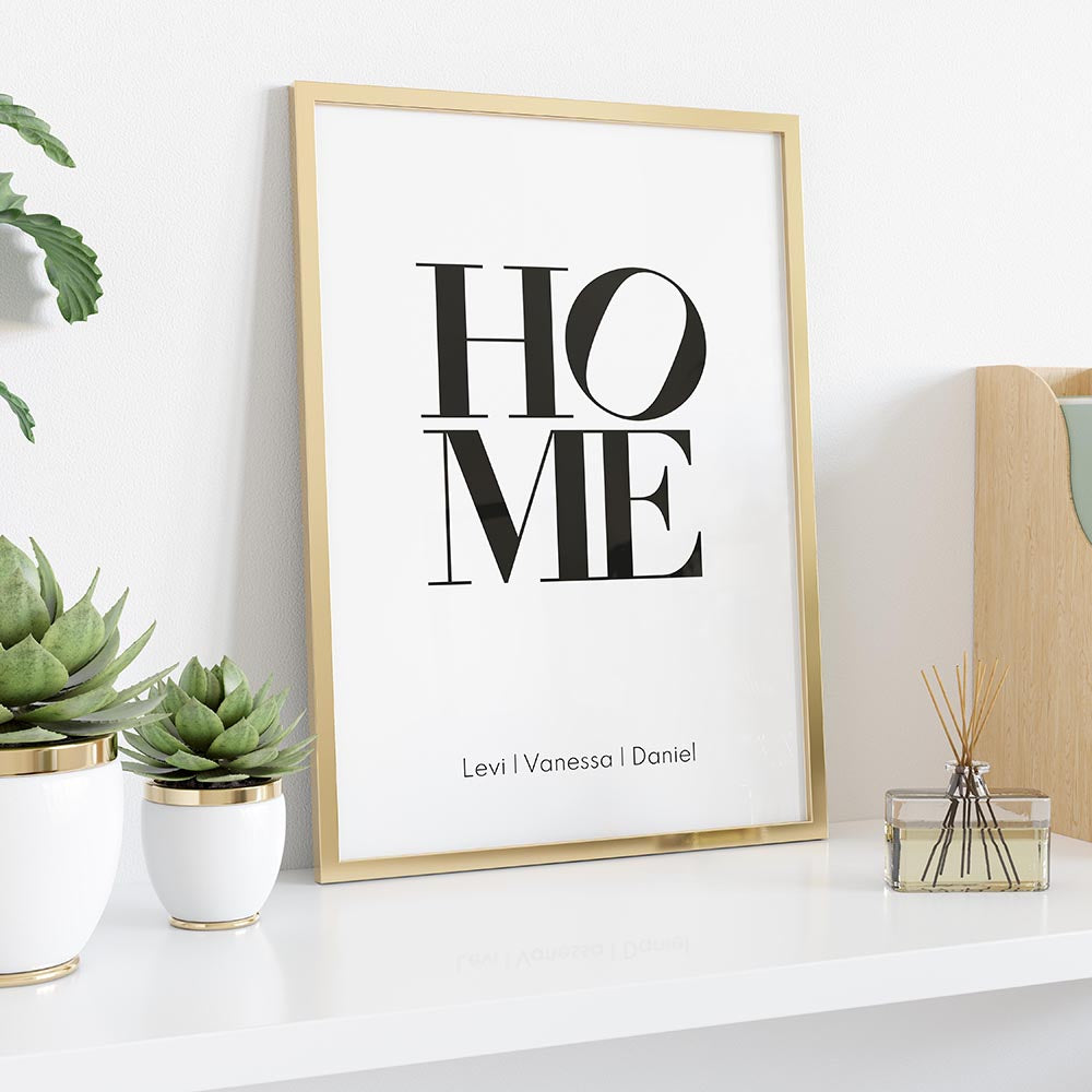 Plakat Home Familie