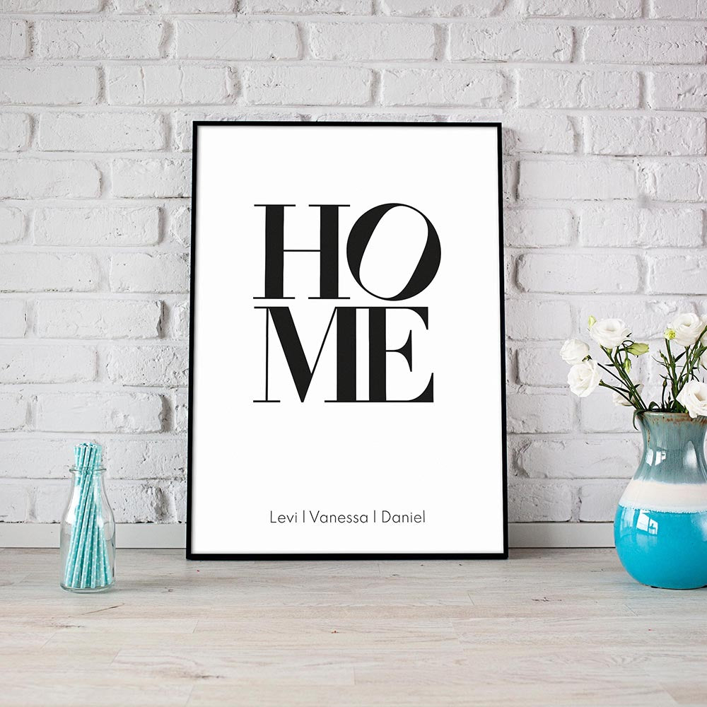 Plakat Home Familie
