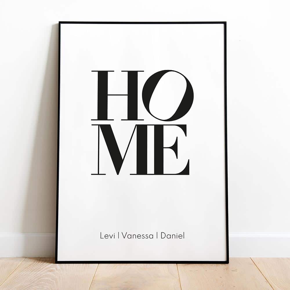 Plakat Home Familie
