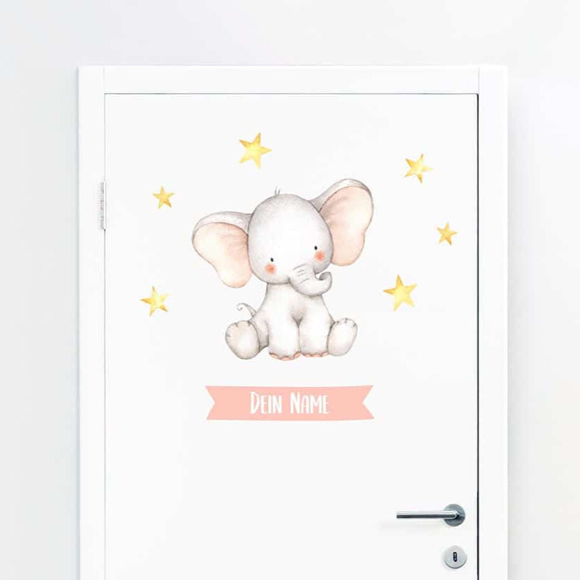 Tueraufkleber Elefant 69T