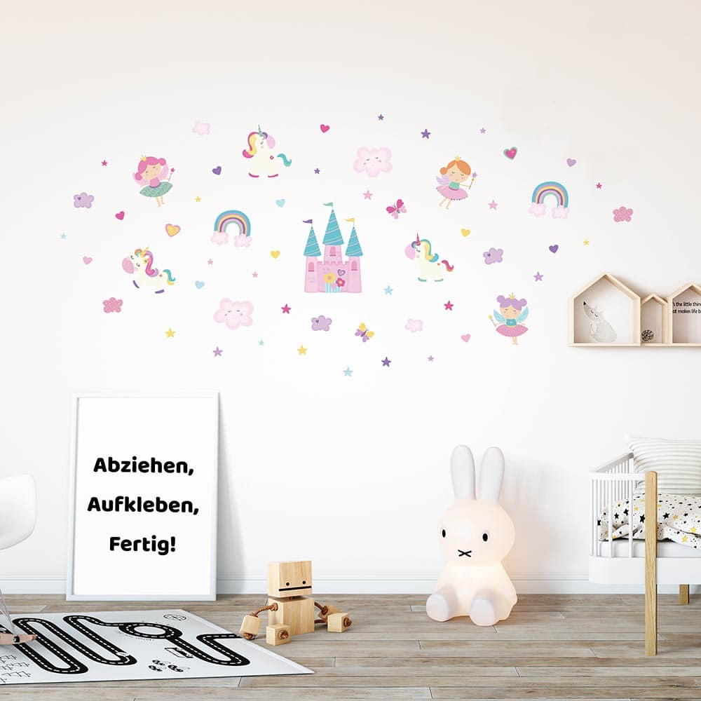 Wandtattoo Prinzessin Schloss 122