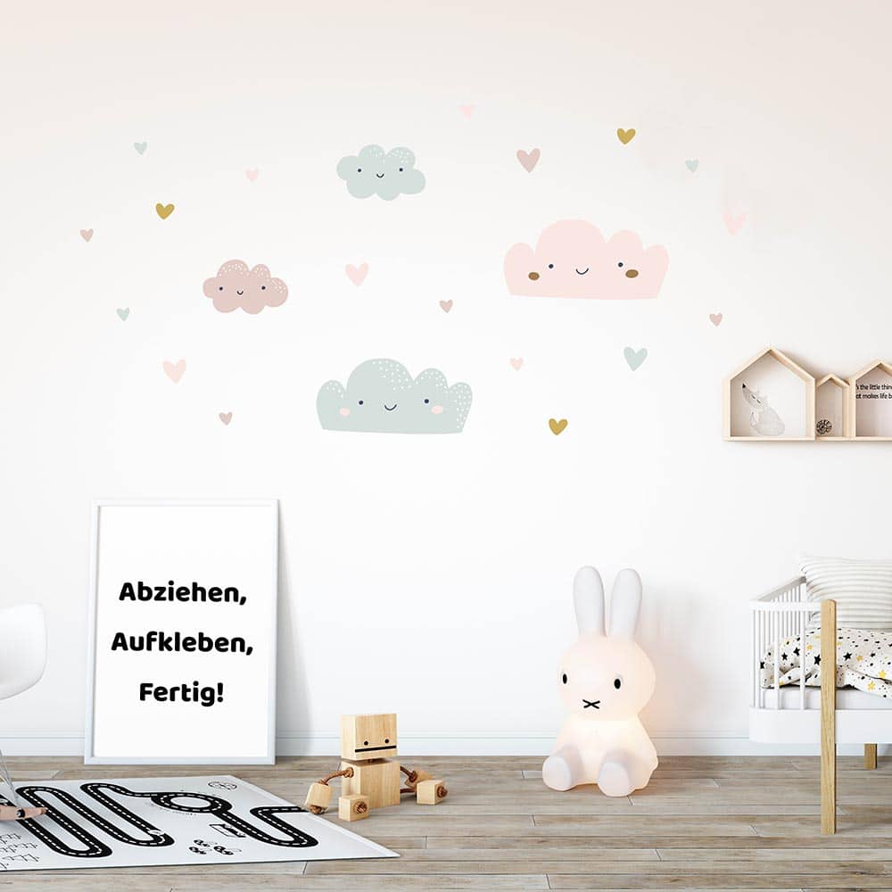 Wandtattoo Wolken 114