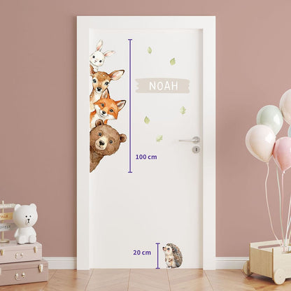 Türaufkleber Waldtiere #93