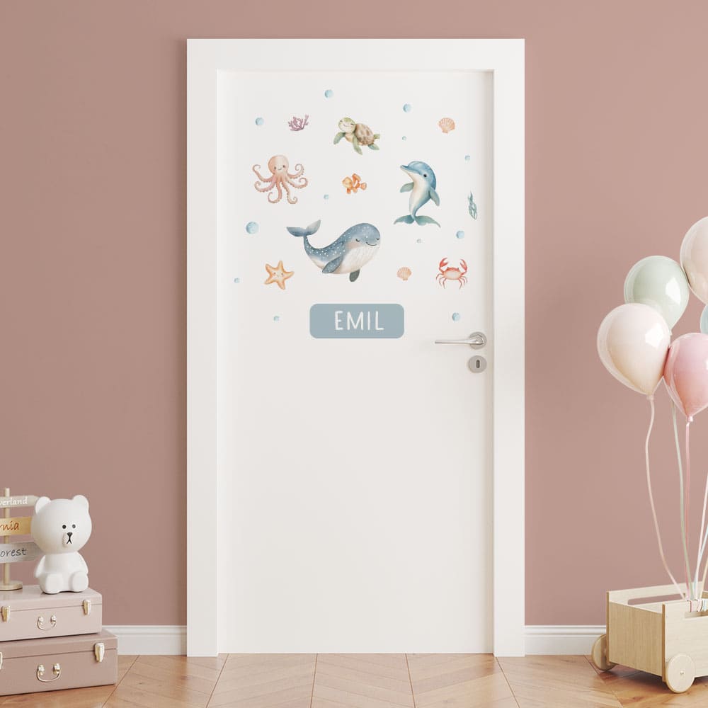 Türaufkleber Unterwasserfreunde #95