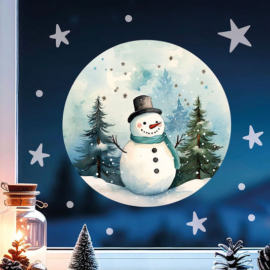 Weihnachtsmann Fensterbild 116 Bild