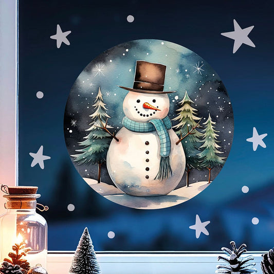 Weihnachtsmann Fensterbild 109 Bild