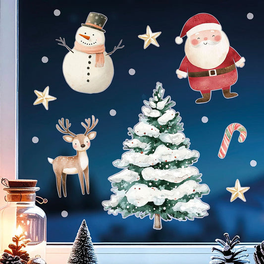 Fensterbilder Weihnachten – Klebewurm
