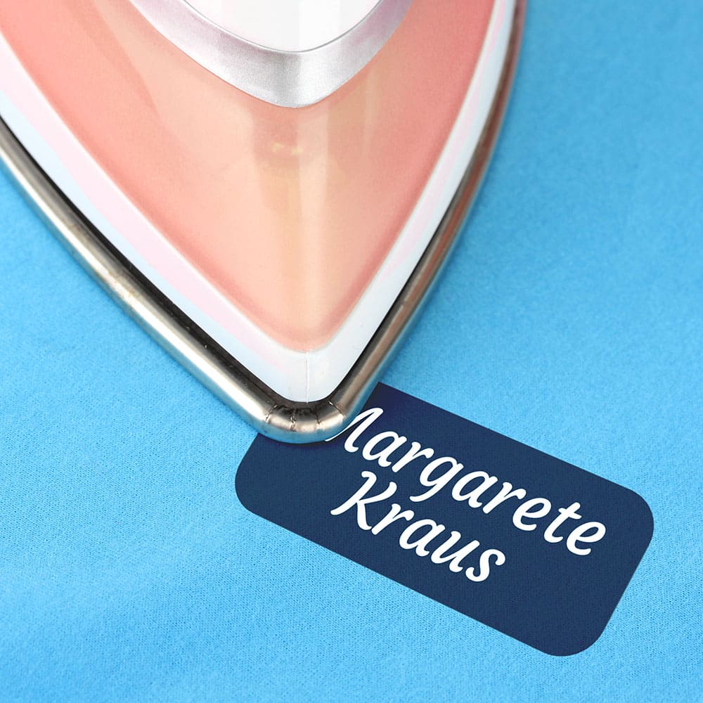 Bügeletiketten für Pflegeheime