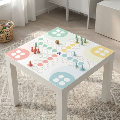 Würfelspiel Pastell Möbelfolie