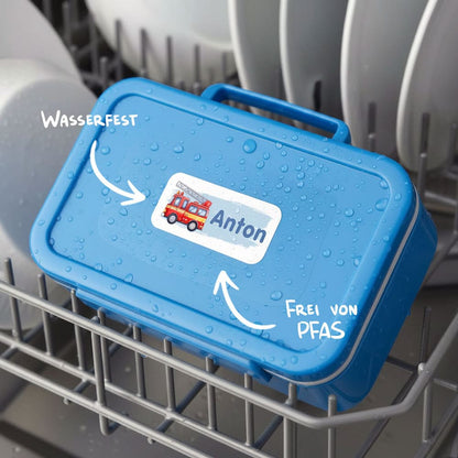 Mittlere Namensaufkleber