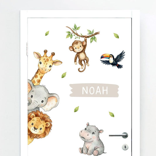 Türaufkleber Dschungeltiere #94 Bild