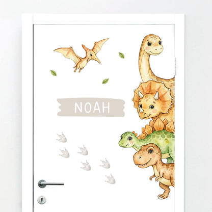 Türaufkleber Kleine Dinos #97