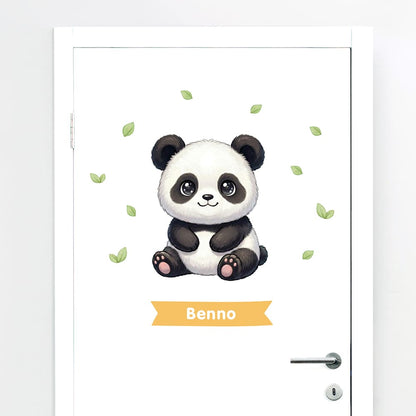Türaufkleber Panda Aquarell #84