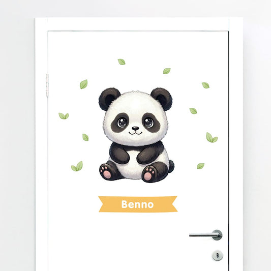 Türaufkleber Panda Aquarell #84 Bild