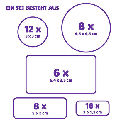 Aufkleberset Fussball