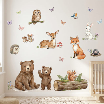 Waldtiere Wandtattoo 4 Freunde #30