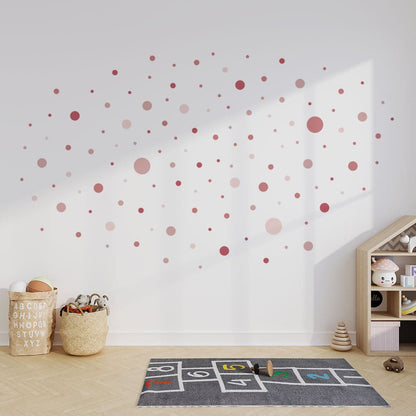 Punkte bunt Wandtattoo #131