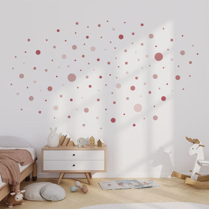 Punkte bunt Wandtattoo #131