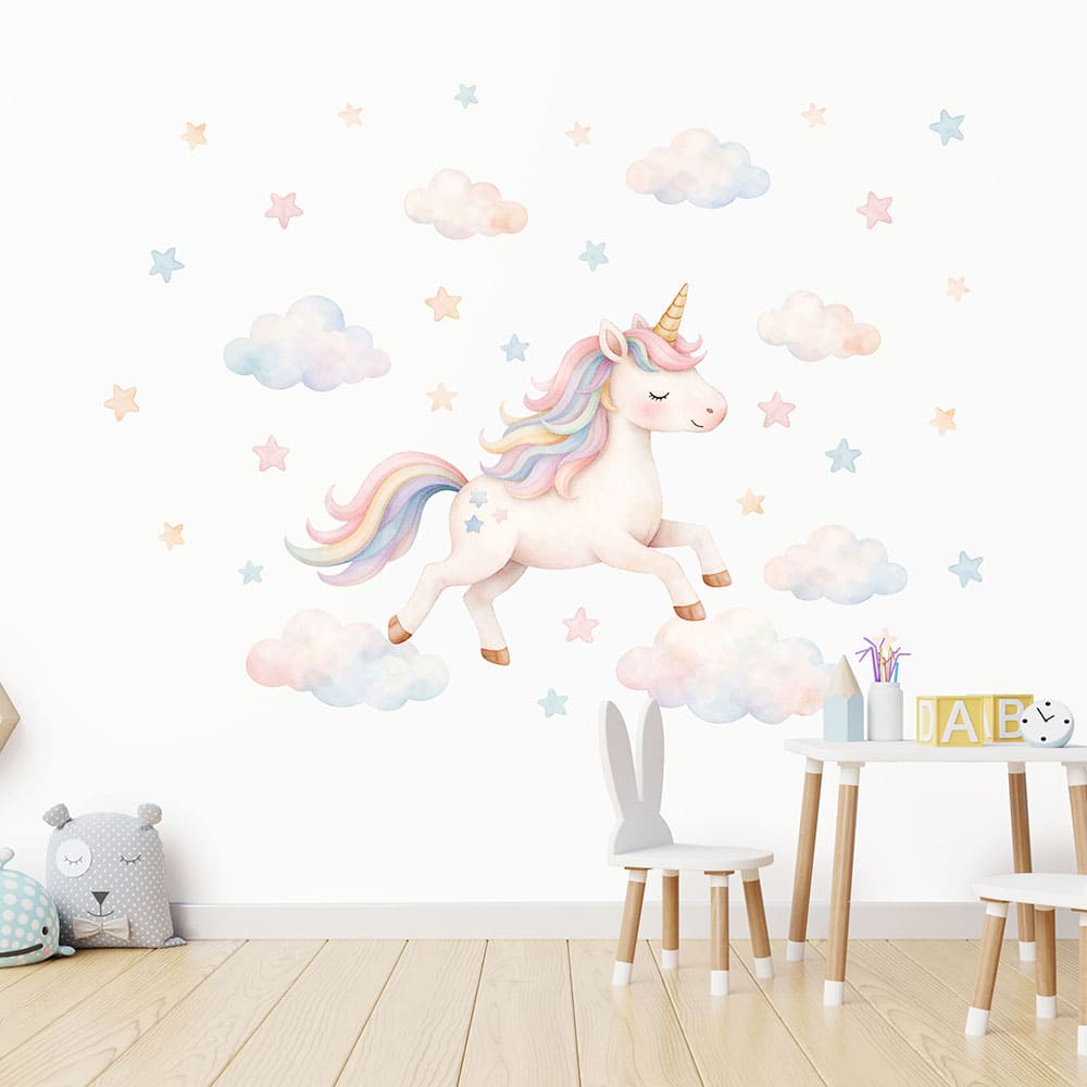 Einhorn Wandtattoo #134