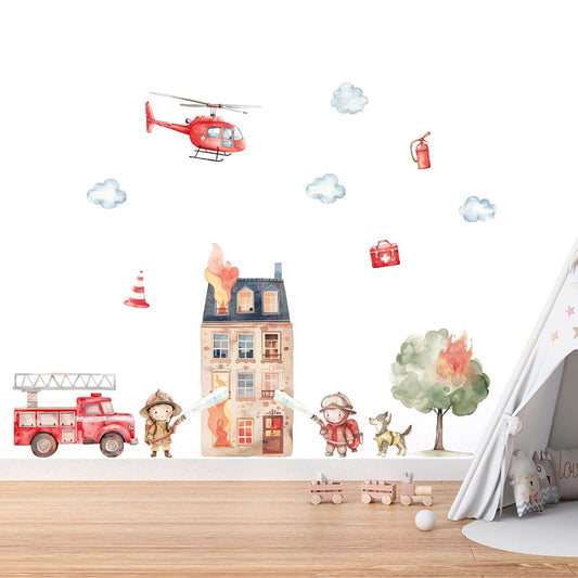Feuerwehr Wandtattoo #147 Bild