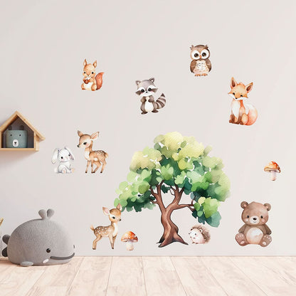 Waldtiere Wandtattoo #150