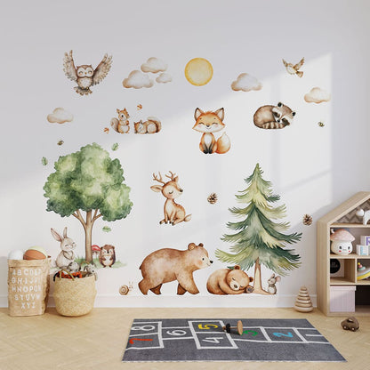 Waldtiere Wandtattoo #151