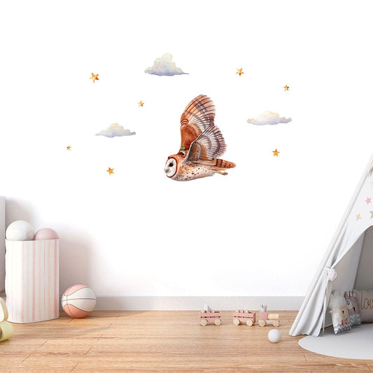 Eule und Maus Wandtattoo #3 Bild