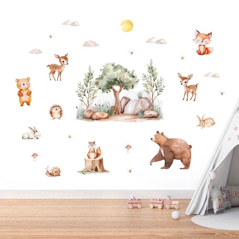 Waldtiere Wandtattoo #30