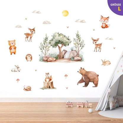 Waldtiere Wandtattoo #30