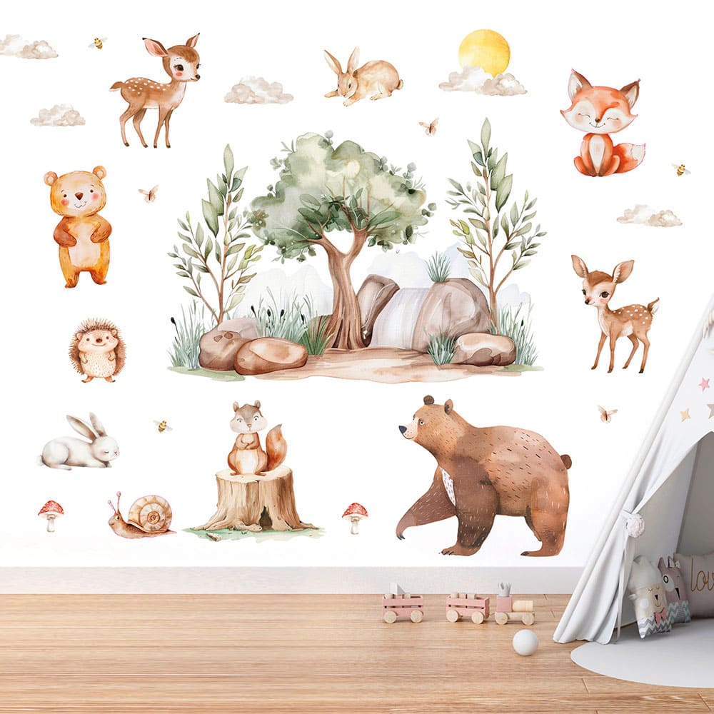 Waldtiere Wandtattoo #30