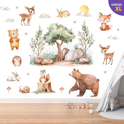 Waldtiere Wandtattoo #30