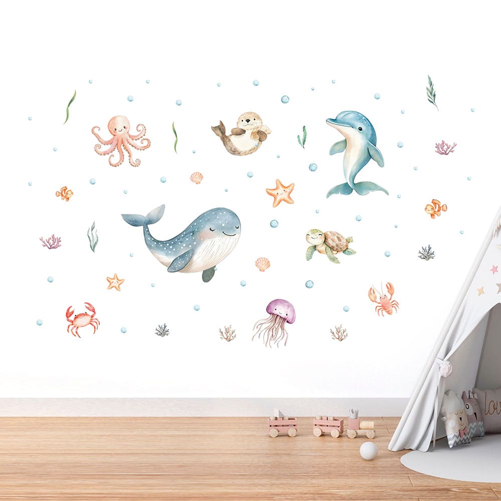 Wandtattoo Unterwasserfreunde #31