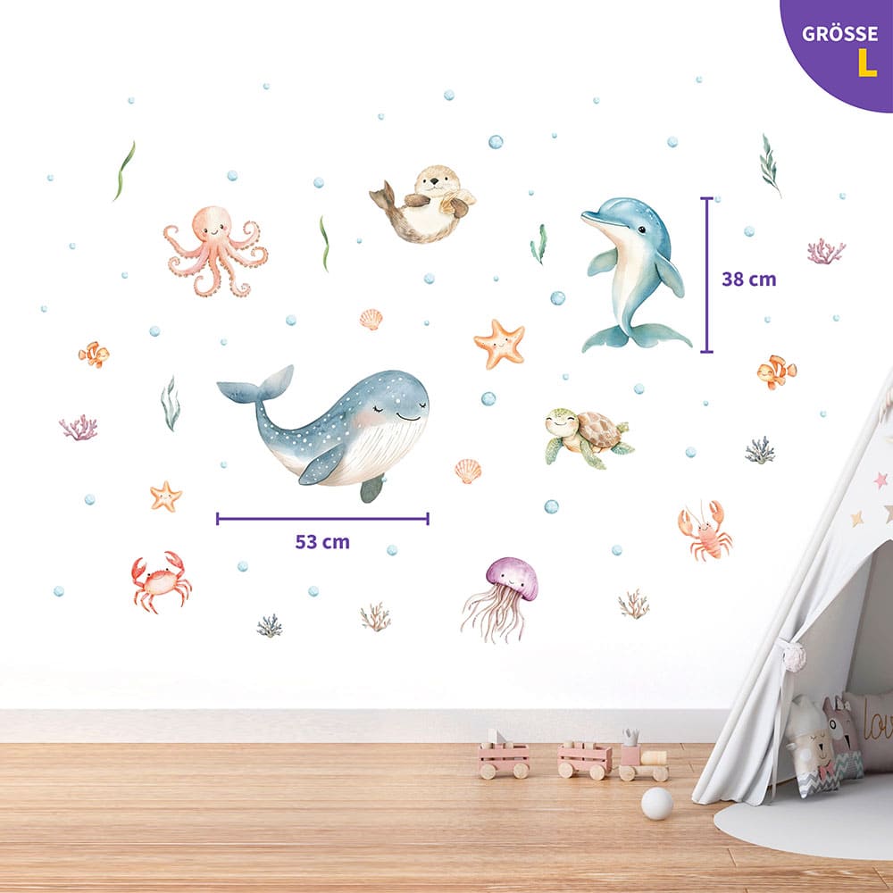 Wandtattoo Unterwasserfreunde #31