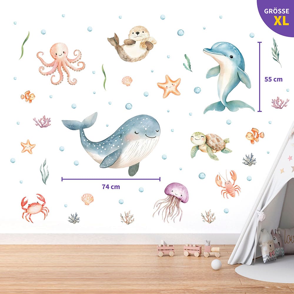 Wandtattoo Unterwasserfreunde #31