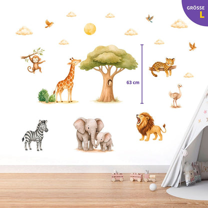 Dschungel Safari Wandtattoo #34