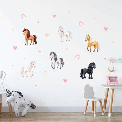 Pferde Wandtattoo #40