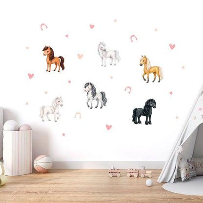 Pferde Wandtattoo #40