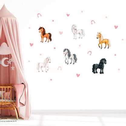 Pferde Wandtattoo #40