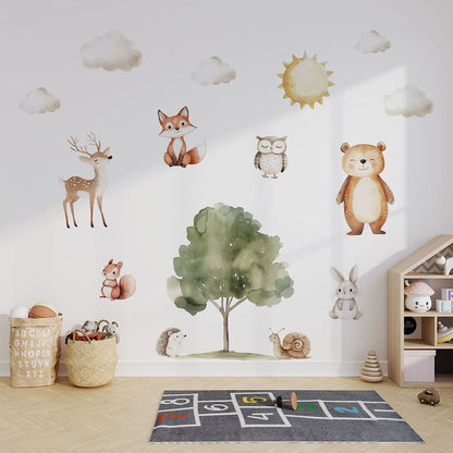 Waldtiere Wandtattoo #53